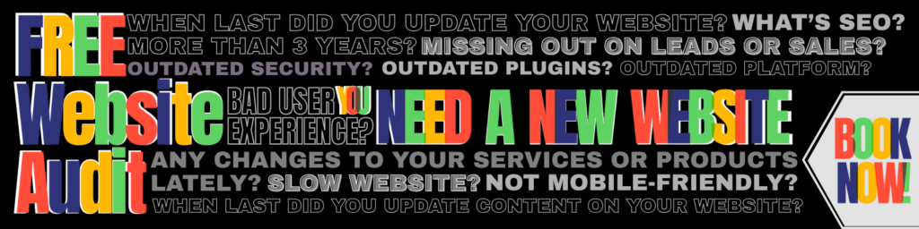 free website audit for new website and website redesign